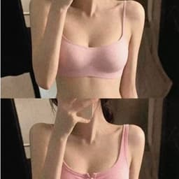 Áo Lót Quảng Châu Đúc Su Tàng Hình Không Gọng Áo Ngực Nữ Kháng Khuẩn Co Giãn 4 Chiều Nâng Ngực Loại 1 - K146 2