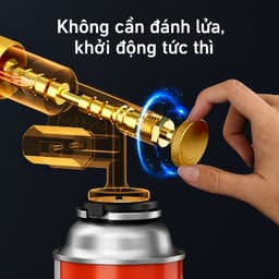Khò Gas Mini, Mẫu Mới 2025 Tự Động Đánh Lửa - Thiết Bị Khò An Toàn, Hạn Chế Bỏng - 8830 2