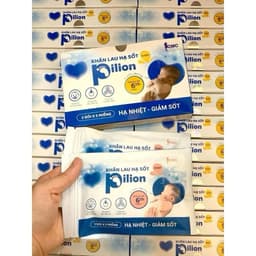 Khăn Lau Hạ Sốt Pilion Baby An Toàn Tiện Lợi Cho Bé Từ 6 Tháng Tuổi (Hộp 2 túi x 5 miếng) 2