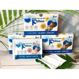 Khăn Lau Hạ Sốt Pilion Baby An Toàn Tiện Lợi Cho Bé Từ 6 Tháng Tuổi (Hộp 2 túi x 5 miếng) 3