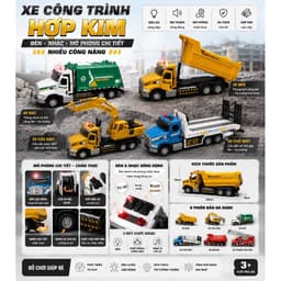 Xe cứu hỏa ,cứu hộ ,xe đồ chơi hợp kim , nhựa abs , mô phỏng chân thực mở cửa linh hoạt, có nhạc 8