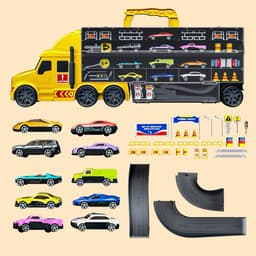 Đường đua oto trên xe tải ,mô hình mô phỏng đua xe cho cho bé , dễ gấp gọn , cất giữ 8