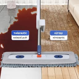 (1 Cây Lau + 2 Bông Lau) Cây Lau Nhà Tự Vắt Tiện Dụng, Chổi Lau Nhà Thông Minh Xoay 360 Độ 7