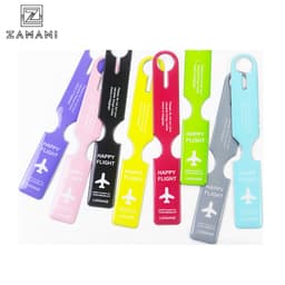Thẻ Hành Lý Vali Hình Máy Bay ZAMANI BAG PK12, Nhãn Tên Treo nhựa PVC Chống Thất Lạc Bền Đẹp 2