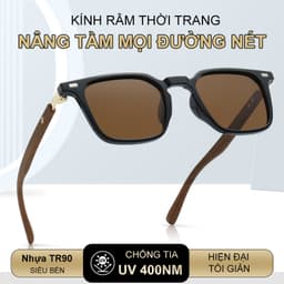 Kính râm mát thời trang nam nữ NARO EYEWEAR  dáng vuông cổ điển chống tia UV đi chơi, đi biển 280876 5