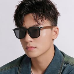 Kính râm mát thời trang nam nữ NARO EYEWEAR  dáng vuông cổ điển chống tia UV đi chơi, đi biển 280876 2