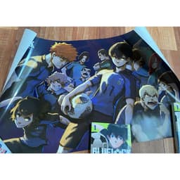 (+pos) Bộ 22q vở Blue Lock Bluelock Tập 1-22 full card + 3 standee + poster 2