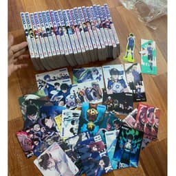 (+pos) Bộ 22q vở Blue Lock Bluelock Tập 1-22 full card + 3 standee + poster 1