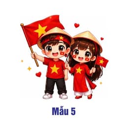 Decal mừng quốc khánh 2/9 thanh niên yêu nước - Decal dán cánh cửa, dán kính xe ô tô, xe máy,.... dán đa vị trí 8
