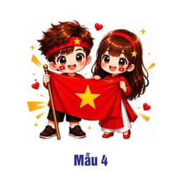 Decal mừng quốc khánh 2/9 thanh niên yêu nước - Decal dán cánh cửa, dán kính xe ô tô, xe máy,.... dán đa vị trí 7