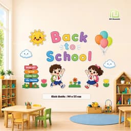 [23-29cm]  Bảng Gỗ Decor Trang Trí Lớp Học, Góc Học Tập, Mầm Non, Nhà Trường Treo Tường 9