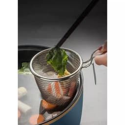 PVN78569 Rổ Nhúng Lẩu Inox 304 Cao Cấp 11x9.5cm – Giỏ Lưới Nhúng Đồ Ăn Có Móc Treo 7