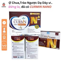 1 Hộp CURMIN NANO BÌNH VỊ GEL – Giảm Ợ Chua, Đau Rát Thượng Vị, Trào Ngược Dạ Dày 30 gói. 3