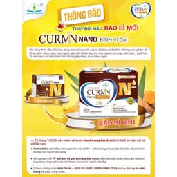 1 Hộp CURMIN NANO BÌNH VỊ GEL – Giảm Ợ Chua, Đau Rát Thượng Vị, Trào Ngược Dạ Dày 30 gói. 2