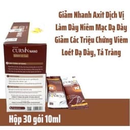 1 Hộp CURMIN NANO BÌNH VỊ GEL – Giảm Ợ Chua, Đau Rát Thượng Vị, Trào Ngược Dạ Dày 30 gói. 5