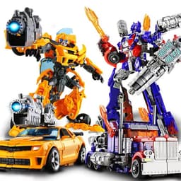 Mô hình đồ chơi tranfomer , đồ chơi robot chiến binh biến hình 2trong1 , chất liệu hợp kim,nhựa abs 2