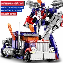 Mô hình đồ chơi tranfomer , đồ chơi robot chiến binh biến hình 2trong1 , chất liệu hợp kim,nhựa abs 5