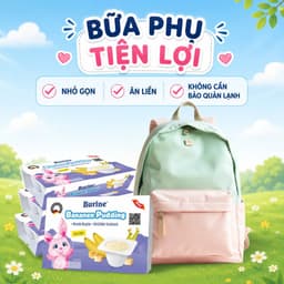 Pudding ăn dặm Burine đủ 3 vị Vani, Chuối, Dâu Cho bé từ 6 tháng tuổi 2