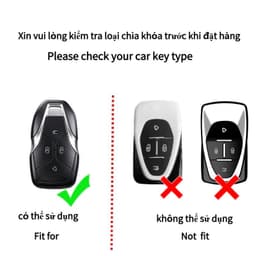 [2026-2027] Ốp Chìa Khóa VinFast VF6 VF7 VF8 VF9 2026 TPU Cao Cấp Ôm Sát Chìa Zin Chống Xước Bền Đẹp 2