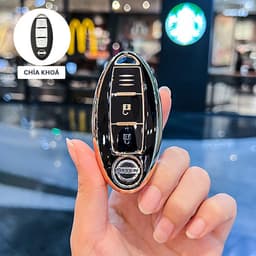 Ốp Chìa Khóa Xe Nissan Smartkey 3 Nút TPU Navara, Almera, Kicks, X-Trail, Terra - HongMinhAuto88 3