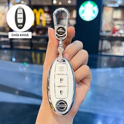 Ốp Chìa Khóa Xe Nissan Smartkey 3 Nút TPU Navara, Almera, Kicks, X-Trail, Terra - HongMinhAuto88 6