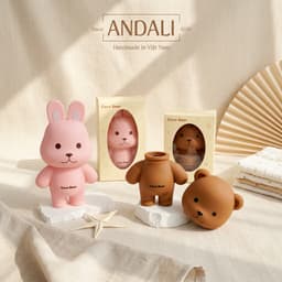 Hộp đựng tiết kiệm cho bé hình gấu thỏ cocobear, Quà tặng Tết hộp tiết kiệm coco bear 1