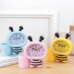 Đồng hồ báo thức để bàn hình chú hưu siêu dễ thương tiện lợi thích hợp để làm món trang trí cho bàn làm việc Nhật Linh 9