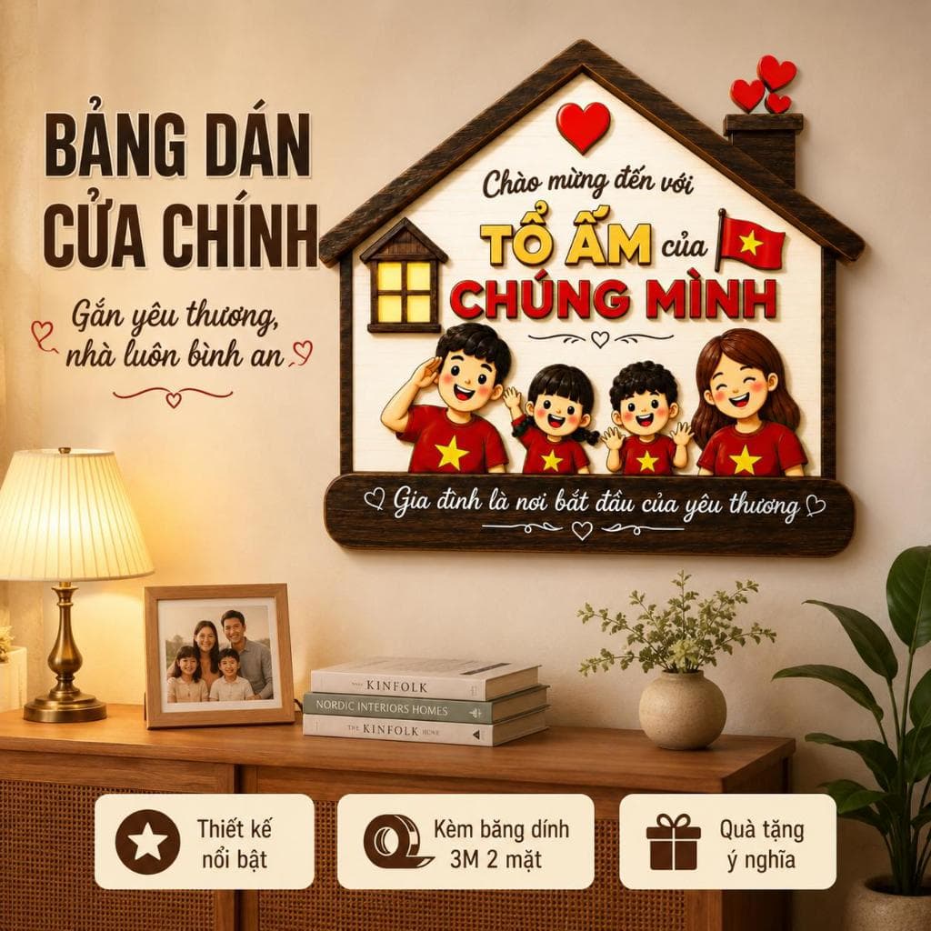 Bảng Gỗ Trang Trí Cửa Ra Vào Thẩm Mỹ Vintage | Phụ Kiện Trang Trí Nhà Cửa Đẹp, Ấm Cúng, Hiện Đại