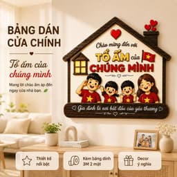 Bảng Gỗ Trang Trí Cửa Ra Vào Thẩm Mỹ Vintage | Phụ Kiện Trang Trí Nhà Cửa Đẹp, Ấm Cúng, Hiện Đại 2