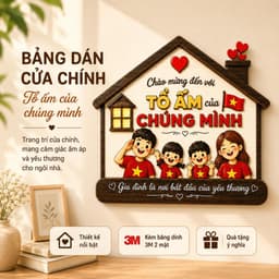 Bảng Gỗ Trang Trí Cửa Ra Vào Thẩm Mỹ Vintage | Phụ Kiện Trang Trí Nhà Cửa Đẹp, Ấm Cúng, Hiện Đại 4