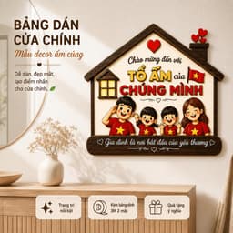 Bảng Gỗ Trang Trí Cửa Ra Vào Thẩm Mỹ Vintage | Phụ Kiện Trang Trí Nhà Cửa Đẹp, Ấm Cúng, Hiện Đại 6