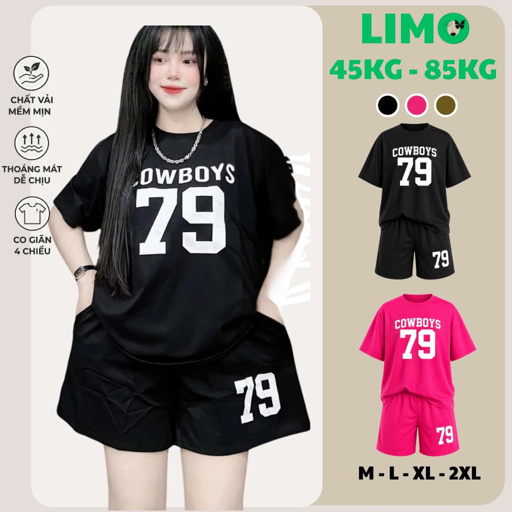 Thời Trang Bigsize Quần Đùi LiMo Đồ Mặc Nhà Đẹp Dễ Thương Set Đồ Bộ Nữ Đẹp Sang Chảnh Bigsize QD79