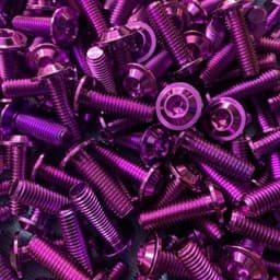 (Mua từ 2) Ốc titan 8li25 dủ MỎNG dẹp gắn đĩa tất cả dòng xe cực sáng đẹp 6