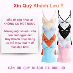 [UPDATE] Áo 2 Dây KHÔNG MÚT NGỰC PINKSTORE29 Phối Viền Kiểu Mùa Hè A51585 2