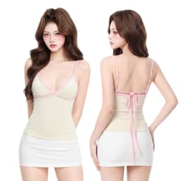 [UPDATE] Áo 2 Dây KHÔNG MÚT NGỰC PINKSTORE29 Phối Viền Kiểu Mùa Hè A51585 3