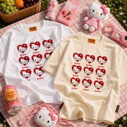 Áo Thun HY KORÉ MÈO ICON TRÁI TIM 3450 Form Rộng Localbrand Oversize Unisex Vải Cotton 75% Nam Nữ Mặc Đẹp 7
