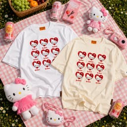Áo Thun HY KORÉ MÈO ICON TRÁI TIM 3450 Form Rộng Localbrand Oversize Unisex Vải Cotton 75% Nam Nữ Mặc Đẹp 6