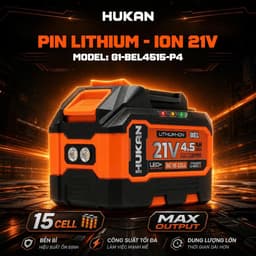 Pin HUKAN G1-BEL4515-P4,Kèm 2 Đèn Led Siêu Sáng - 2 Cổng Sạc USB, TYPY-C 1