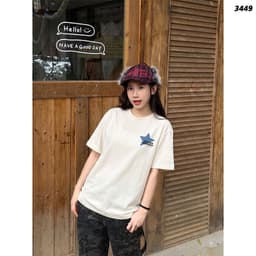 Áo Thun HY KORÉ REFLEX 3449 Form Rộng Localbrand Oversize Unisex Vải Cotton 75% Nam Nữ Mặc Đẹp 4