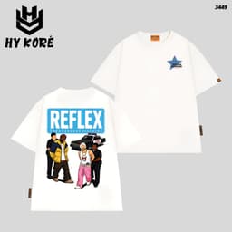 Áo Thun HY KORÉ REFLEX 3449 Form Rộng Localbrand Oversize Unisex Vải Cotton 75% Nam Nữ Mặc Đẹp 8