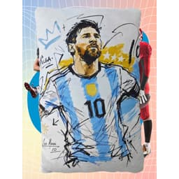 Gối Ôm Gấu Bông Cầu Thủ Bóng Đá In 3D Ronaldo Messi Neymar Haaland Mbappe Quang Hải Hoàng Đức G194 3