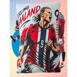 Gối Ôm Gấu Bông Cầu Thủ Bóng Đá In 3D Ronaldo Messi Neymar Haaland Mbappe Quang Hải Hoàng Đức G194 4