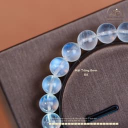 Ngọc Đan Tâm - Vòng Tay Mặt Trăng 8mm 8A 2