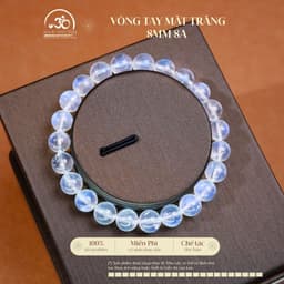 Ngọc Đan Tâm - Vòng Tay Mặt Trăng 8mm 8A 1
