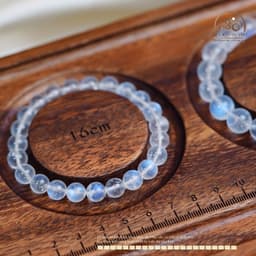 Ngọc Đan Tâm - Vòng Tay Mặt Trăng 8mm 8A 5