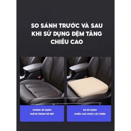 Đệm Ghế Ô Tô Tổ Ong 3D Thoáng Khí, Đệm Lót Ghế Chống Trượt Êm Ái 6
