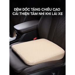 Đệm Ghế Ô Tô Tổ Ong 3D Thoáng Khí, Đệm Lót Ghế Chống Trượt Êm Ái 2