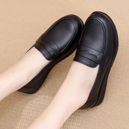Giày Nữ Nhựa PVC Liền Khối - Giày Nữ Giả Da Thời Trang, Mềm Êm Chân 3