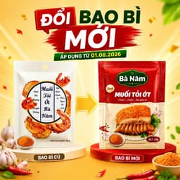 [MUA 10 TẶNG 1] Muối Tỏi Ớt Giòn Bì Bà Năm Ướp Siêu Ngon Làm Giòn Bì Chấm Xoài Ướp Thịt Hải Sản Đa Năng Tiện Lợi 3
