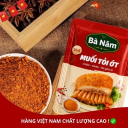[MUA 10 TẶNG 1] Muối Tỏi Ớt Giòn Bì Bà Năm Ướp Siêu Ngon Làm Giòn Bì Chấm Xoài Ướp Thịt Hải Sản Đa Năng Tiện Lợi 4